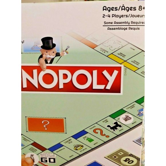 Hasbro Monopoly complete Colorforms game  age 8+,  2-4 Players NIB - Picture 2 of 4